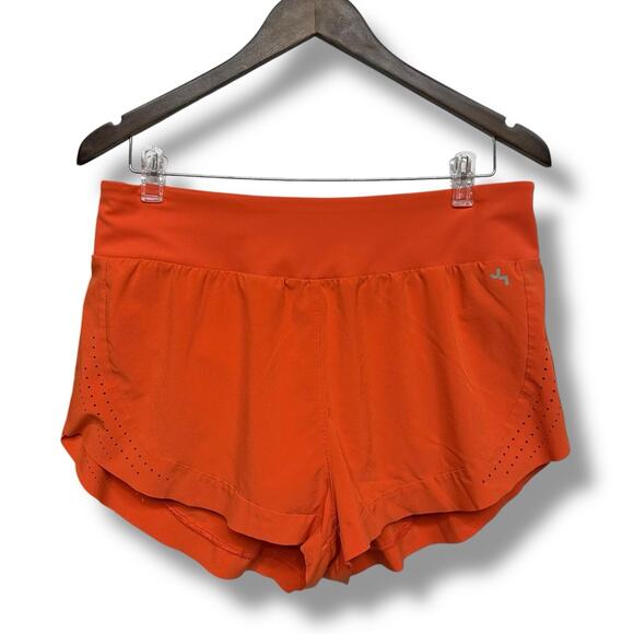 Joy Lab Shorts Activewear Womens Sz L Ventilated Running Shorts Coral Activewear - Picture 1 of 9